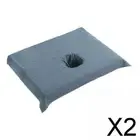 2x Breathable Massage Table Paper with Face Hole for Spa, Beauty Salon, Hotels,