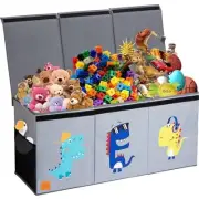 Toy Chest for Boys,Kids Toy Storage Bins,Toy Box for Boys,Collapsible toy