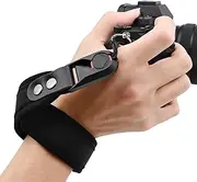 [UOEPOWA] Quick Camera Wrist Strap, Adjustable Camera Quick Release Strap, Multifunctional Bulletproof Wrist Strap, Soft Camera Strap for DSLR Action, Compatible with Many Camera Models