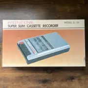 Vintage International Cassette Recorder Computer Program Recorder NIB SL-101