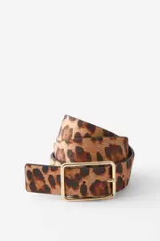 [Supré] Supré - Wide Leopard Belt - Leopard/gold 2XSXS LEOPARD/GOLD