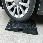 Heavy Duty Rubber Threshold Ramp, Curb Ramp Wheelchair Threshold Door Step Ramps Non-Slip Doorway Safety Ramps Driveway Ramp for Indoor/Outdoor