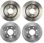 Brembo Front & Rear Brake Disc Rotors Kit for Ford F-150 2010 with HD Payload