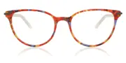 Oval Full Rim Plastic Men's Glasses Online Red Size 50 - Lenses Included - Private Health Rebate - Blue Light Block - SmartBuy Collection