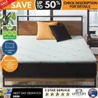 Bedding Cool Gel Memory Foam Mattress Topper Bamboo Cover Bedding 5cm Single
