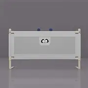 Bed Rails for Toddlers, Toddler Bed Rail Guard for Kids Twin, Double, Full Size Queen & King Mattress, Extra Long Vertical Lifting Guardrail, Made of Mesh, Protects Baby