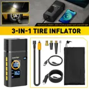 High Pressure Cordless Air Compressor Tire Inflator W/ Digital Gauge Portabl EAC