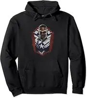 [Marvel] Falcon Winter Soldier Captain America Shield Portrait Pullover Hoodie