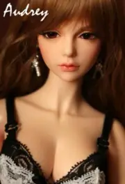 1/3 BJD Doll SD IP Audrey Light Tan Color -Free Face Make UP+Eyes+Free DHL