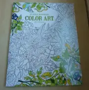 Leisure Arts Jungle Wonders Color Art for Everyone adult coloring book # 6766