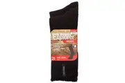 2 Pairs Holeproof Explorer Original Mens Crew Above Ankle Thick Work Wool Socks Winter Black