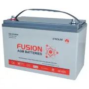 12V 110AH 107AH Fusion AGM Deep Cycle Caravan,UPS,Solar,Marine Battery solar ssb