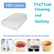 100-pack Foot Bath Tub Liners Bags Ionic Detox For Large Foot Basin Pedicure Spa