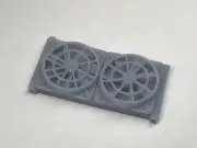 1/24 - 1/25 Rear Mount Radiator With Thermos, Revall, Monogram, Tamiya, Aoshima