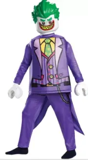 Lego The Batman Movie Joker Child Costume Small 4-6 yrs