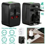 Universal Travel Adapter AC Power Plug Adapter US UK EU AUST Worldwide Socket