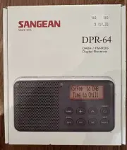 Sangean DPR-64 Portable Digital Radio DAB+ / FM-RDS New Sealed Fast Postage