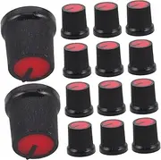 FUTUREORYY 50pcs Plastic Gear Knob for Electric Guitar Volume Control Potentiometer Knobs 6mm Wh148 Bass Guitar Parts Volume Tone Control Caps