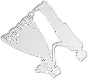 Ciieeo Card Making Cutting Dies Geometric Shapes Stencils for Card Making Craft Cutting Dies Bride and Groom Metal Dies Metal Stencils Wedding Die Cuts Bridegroom Embossed Stamp