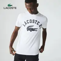 在飛比找蝦皮購物優惠-Lacoste 法國鱷魚 大印花logo 短袖t恤 純棉短袖