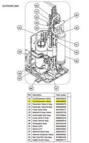FUJITSU K9380229087 aka 9380229087 Coil (Expansion Valve)