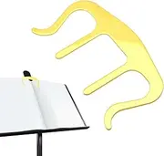 Piano Book Holder,Metal Sheet Music Holders for Sheet | Music Bookshelf Clip Wind Clips for Piano Sheet Keyboard Kids Classroom School Reading Books