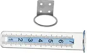 Professional Garden Rain Gauge Outdoor Rain Gauges Measuring Tube Large for Fence Wall Mount Rack