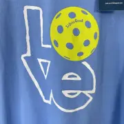 Life Is Good XXL Crusher Women’s Round Neck Love Pickleball T-Shirt Pima Cotton