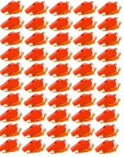 (50) Orange Whistles w/Lanyards Emergency Loud Signal Distress Survival Plastic