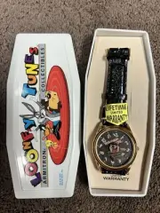 Armitron Looney Tunes TAZ Tasmania Devil 1994 Warner Brother VTG Watch-WORKS