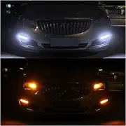 Turn Signal Lights Car DRL Daytime Running Light Waterproof Auto Headlight Sequential Strip LED Turn Signal Light Car Streamer Flow Day Light 2 Pcs Turn Signal Lights