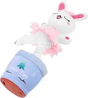 Sosoport Easter Bunny Plush Doll with Music Dance Features Soft Plush for Boy Girl and Adorable Singing Rabbit for Easter Decorations and Present Giving