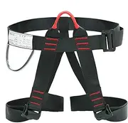 Climbing Harness Safety Harness Half Body Safety Belt Unisex Rappelling Harnesses Adjustable Outdoor Mountain Climbing Belt For Rock Tree Fire Rescue Expanding Training Rappelling