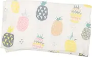 CRILSTYLEO Receiving Blanket Decorative for Boy Girl Pineapple Pattern Soft and Comfortable for Newborns and Outdoor Use