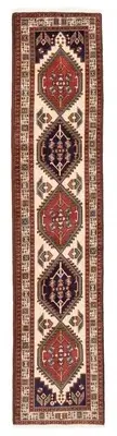 Vintage Hand-knotted Runner Rug 2'4" x 9'3" Traditional Wool Carpet