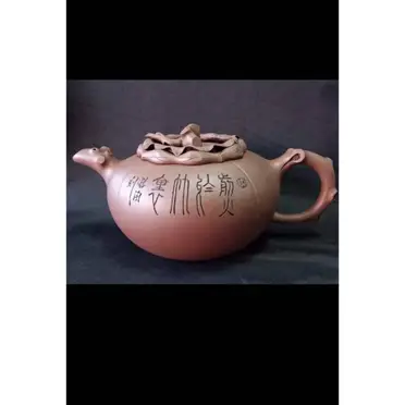 中国美術 唐物【中国宜興】 紫砂 朱泥 急須 煎茶道具 DI-4 紫砂 急須