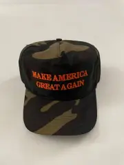 New Official Donald Trump Make America Great Again Camouflage MAGA Trucker Hat
