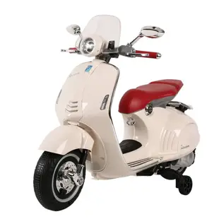 [現貨] Vespa 最新款偉士牌電動玩具車 偉士牌原廠授權 兒童電動玩具車 迷你摩托車 經典復古