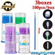 300Pcs Dental Microbrush Disposable Applicators Tips Micro Brush Regular Fine