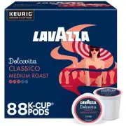 Dolcevita Classico, Single-Serve Keurig K-Cup Pods, Medium Roast Coffee, 88-C...