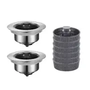 Drain Filter Sink Plug Push-type Bounce Cores Sink Drain Strainer