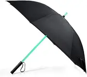 UB-5 LED Lightsaber Umbrella Laser Sword Light Up Golf Umbrellas with 7 Color Changing Windproof (Black)
