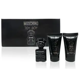 『WNP』MOSCHINO  TOY BOY 玩具男孩 熊芯未泯2 泡泡熊 禮盒(香精5ml+沐浴+鬍後25ml)