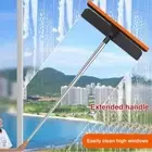360-Degree Window Cleaner Rotatable Floor Squeegee Wiper Bathroom