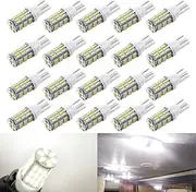 RVBULBZL T10 921 194 168 LED Bulbs 20-Packs, Super Bright 3014 42-SMD LED Replacement 12 Volt RV Camper Trailer Boat Trunk Interior Dome Map License Lights, Backup Reverse Lights (Natural White)