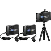 COMICA WS60COMBO UHF Wireless Microphone Dual Transmitter and Receiver Specifically Designed For