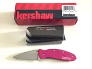 Kershaw 1600 Pink Chive Folding Knife USA
