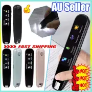 Reader Pen Translation Scanner Dictionary Pen AI Voice Camera Translators QG