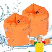 Inflatable Swim Arm Bands - Pool Floats Arm Bands Inflatable Swim Rings - Floating Sleeve Water Wings Inflatable Arm Bands Sleeves for Safe Swimming