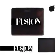 Fusion Body Art Face and Body Paint Cake 90g - Strong Black